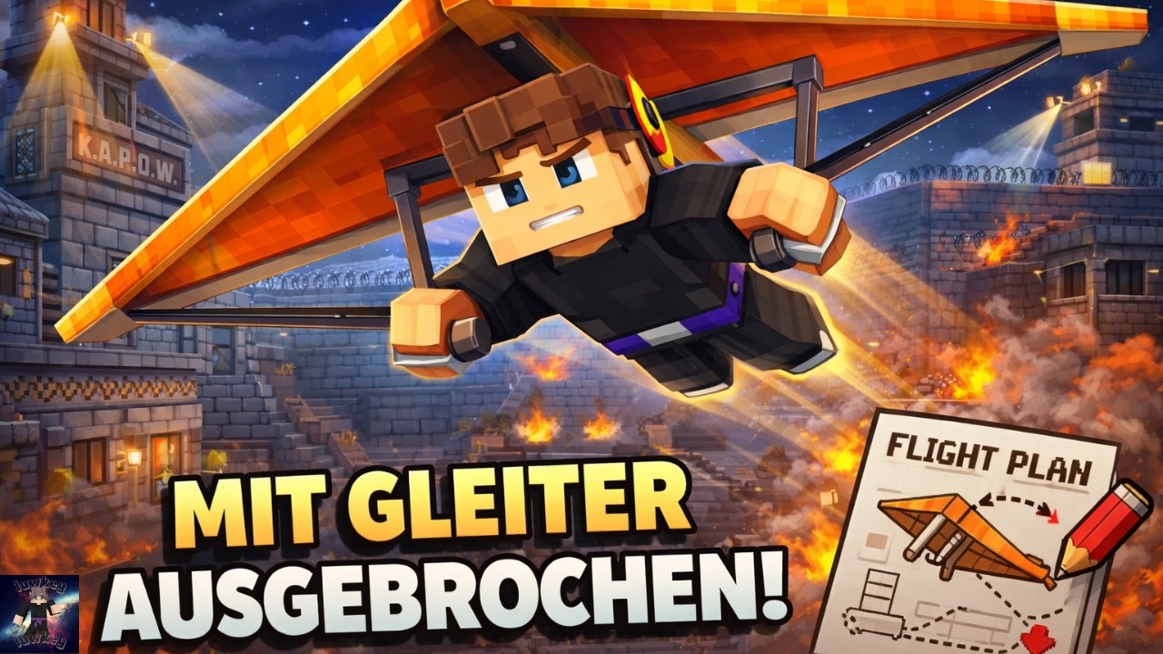 Mit dem Gleiter von K.A.P.O.W entkommen! 🛩️ | The Escapists /  Folge 4
