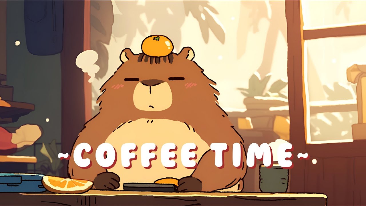 [1 Hour] Capybara Chill Radio | Ambient Study Beats Mix 🦫 🎧 ✨