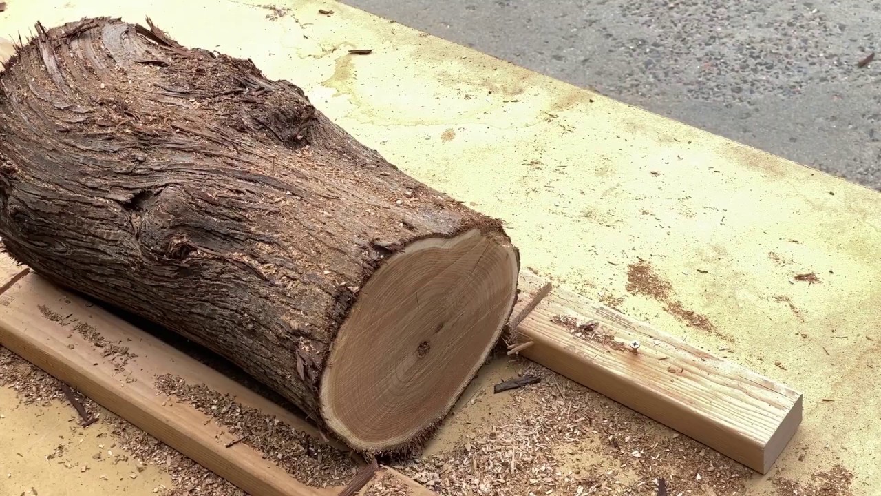 Woodturning - Olive Log to Bowl