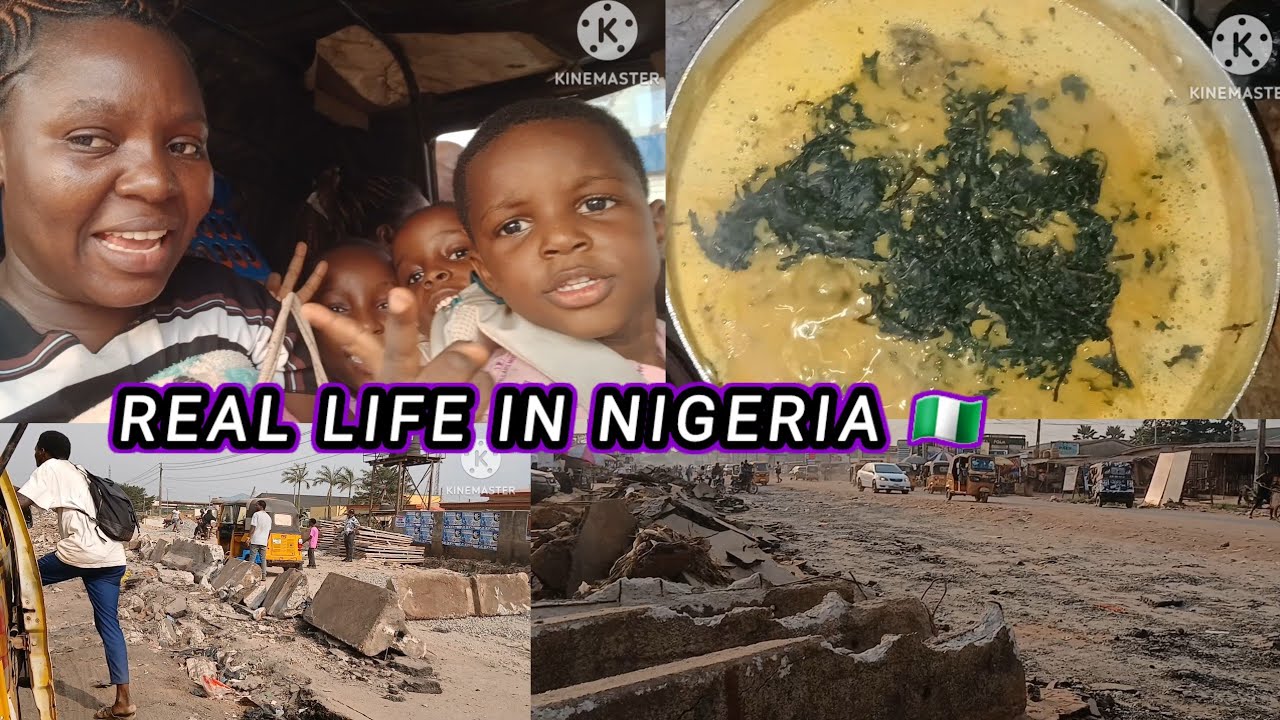 A Day in My Life in Nigeria | Market, School Run, Cooking & Bad Roads