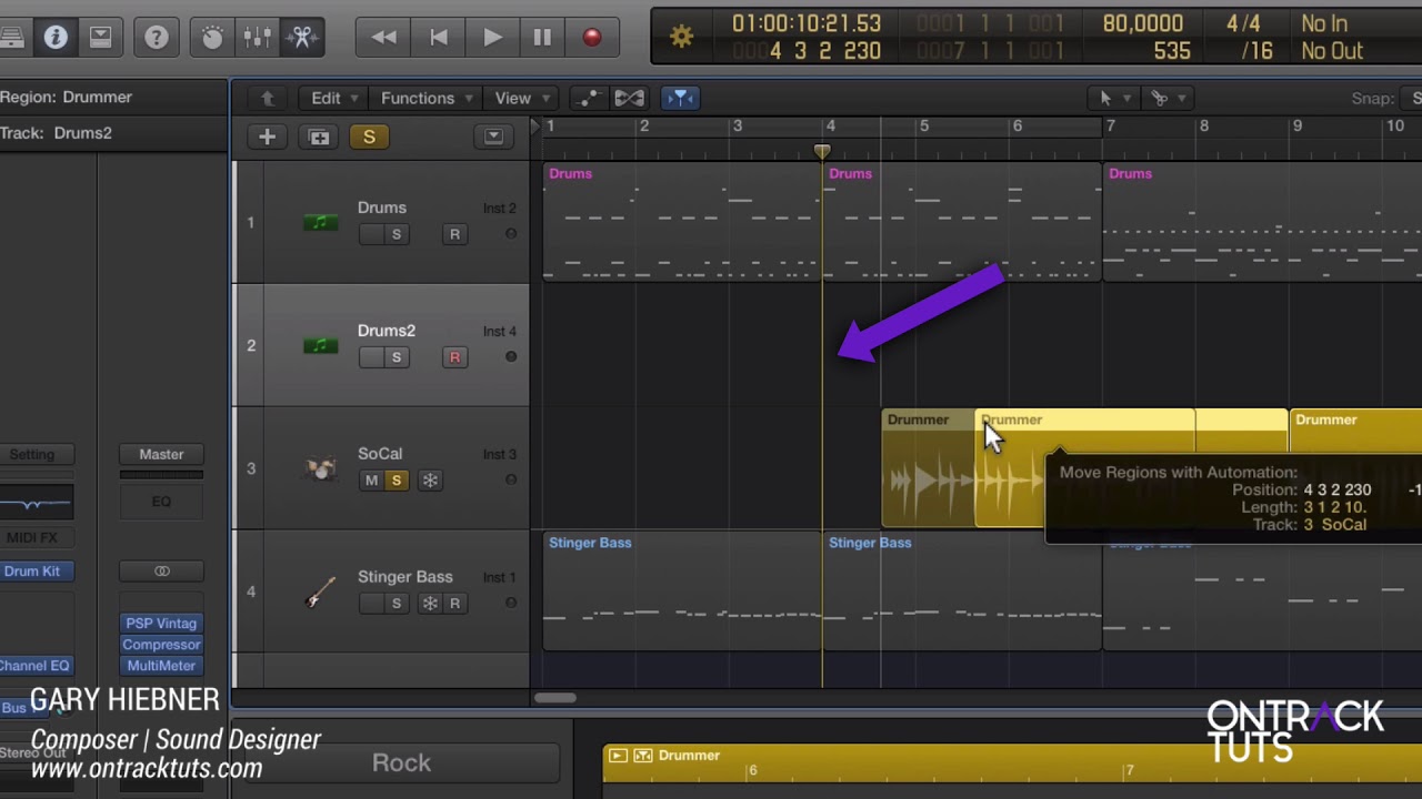 Use Logic Pro X's Drummer Feature to Build Interesting Drum Fills