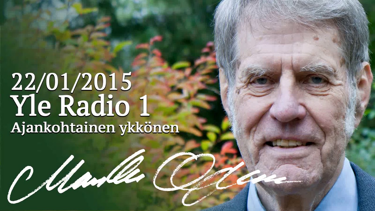 Markku Ojanen 22.01.2015 Yle Radio 1:n Ajankohtainen ykkönen -ohjelmassa