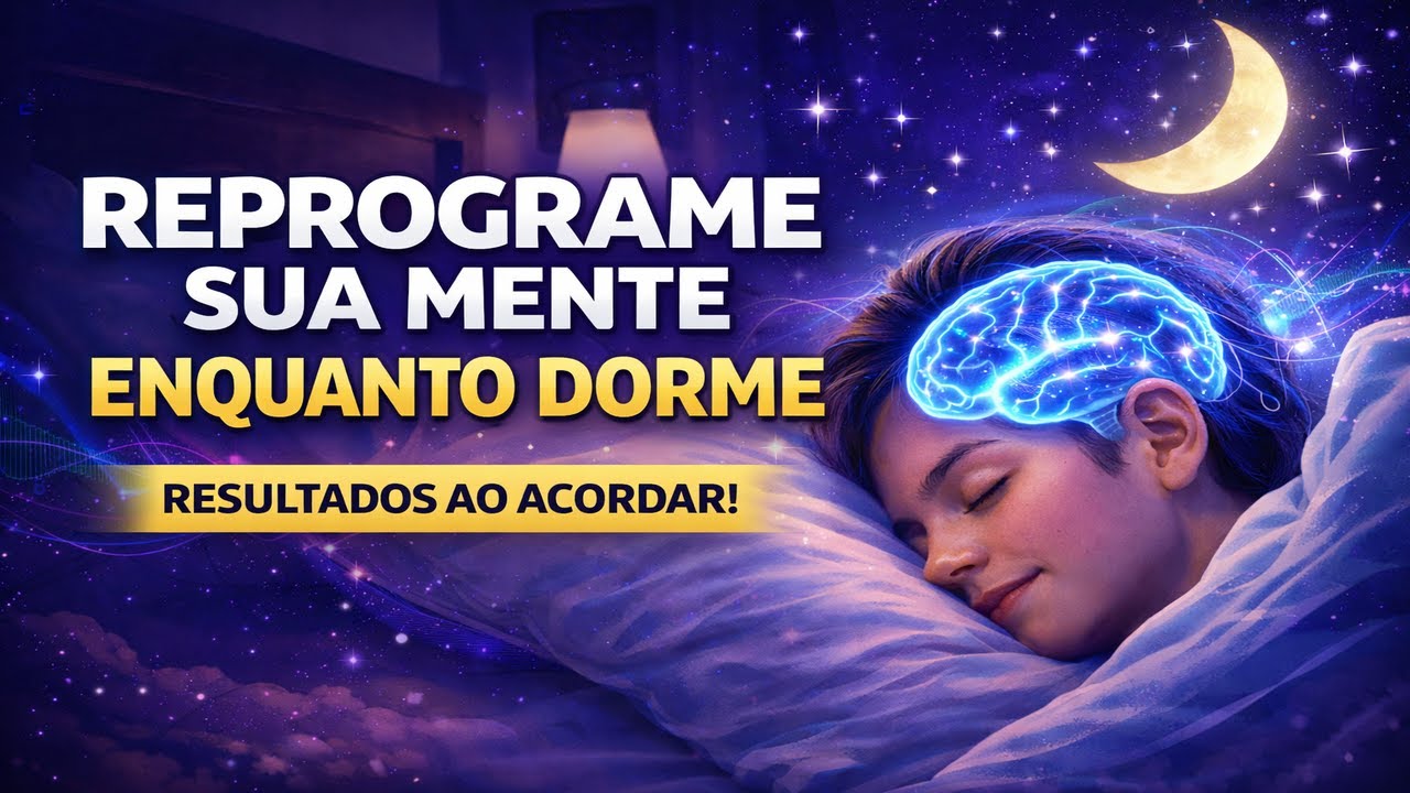 Reprograma&ccedil;&atilde;o Mental - Enquanto dorme - Afirma&ccedil;&otilde;es Para Ouvir Dormindo (tela preta)