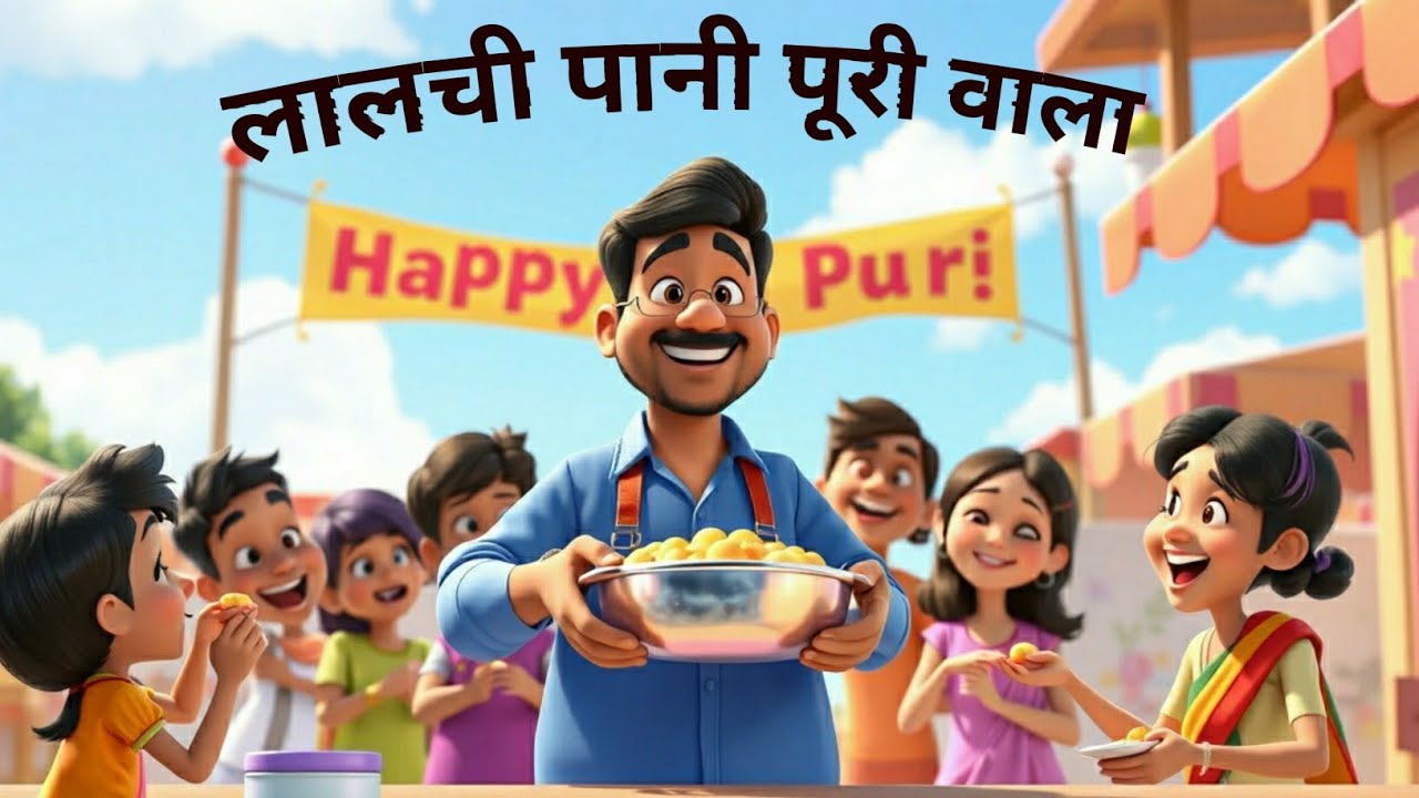 लालची पानी पूरी वाला | Lalchi Pani Puri Wala | Hindi Kahani | Hindi stories | Moral Story 