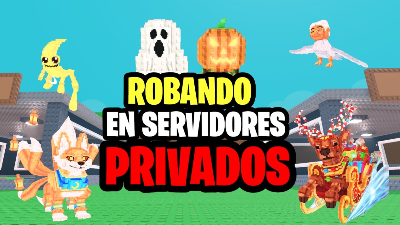 ROBANDO EN SERVIDORES P&Uacute;BLICOS Y PRIVADOS - PARTE 19 | ROBLOX