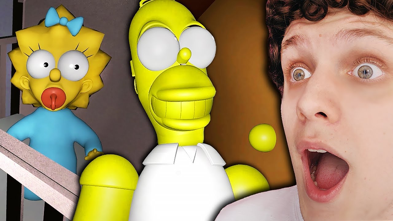 JOGO DE TERROR DOS SIMPSONS! HOMER FICOU MALUCO