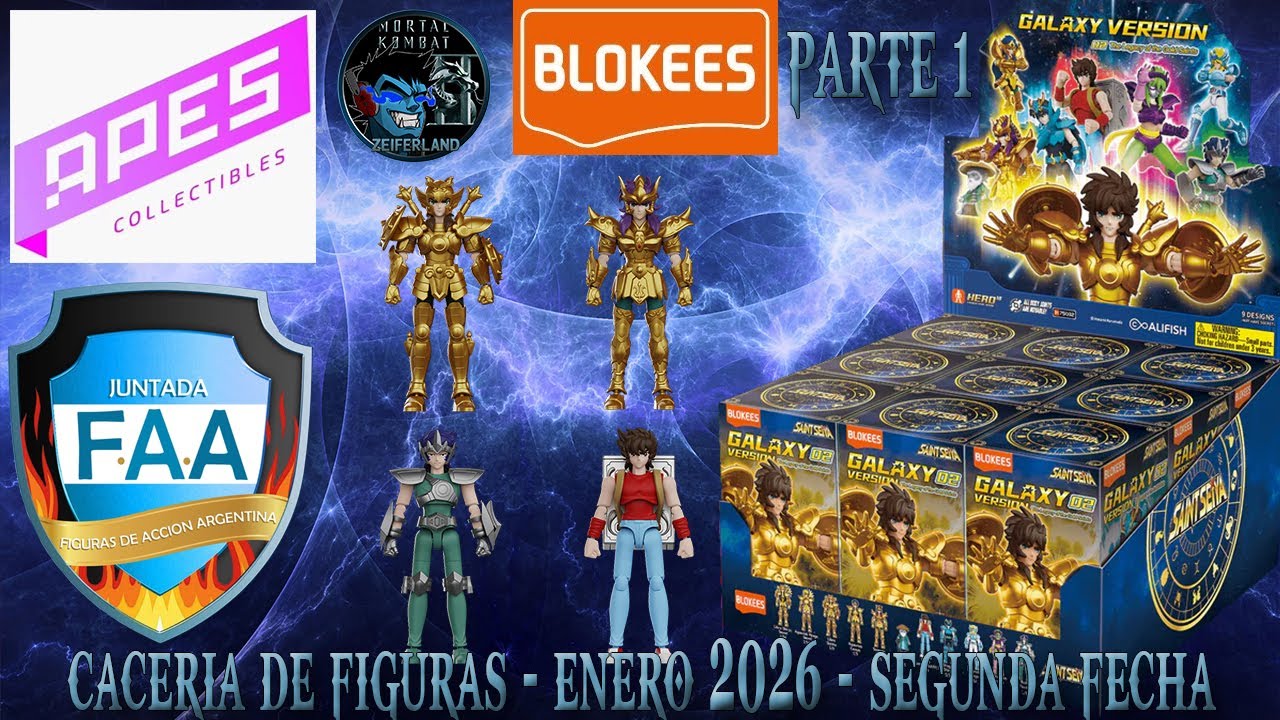 JUNTADA FAA - ENERO 2026 SEGUNDA FECHA - SAINT SEIYA BOX 2 GALAXY VERSION PARTE 1 - BLOKEES