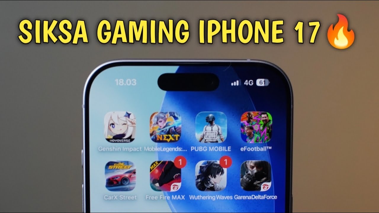 SAMPAI OVERHEAT?! Gaming Test iPhone 17 - Siksa Grafik Rata Kanan 120 FPS!