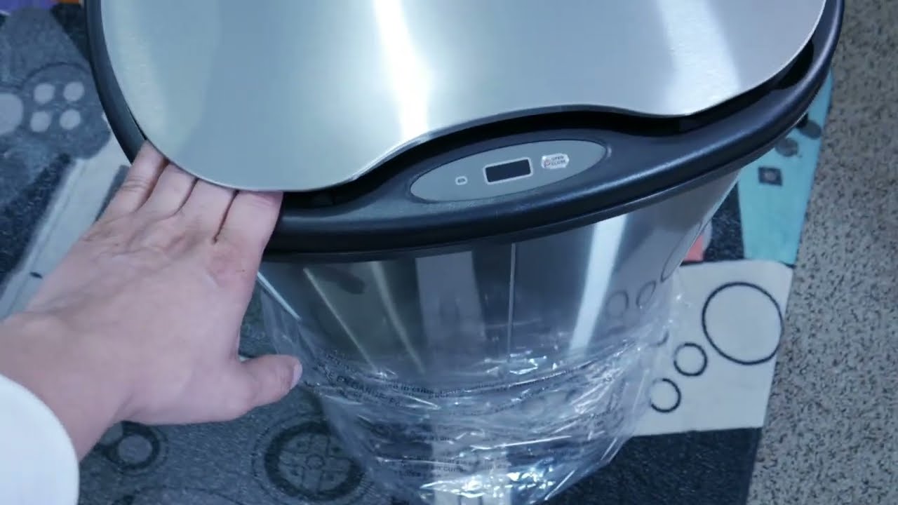 Ninestars Automatic Trash Can Unboxing