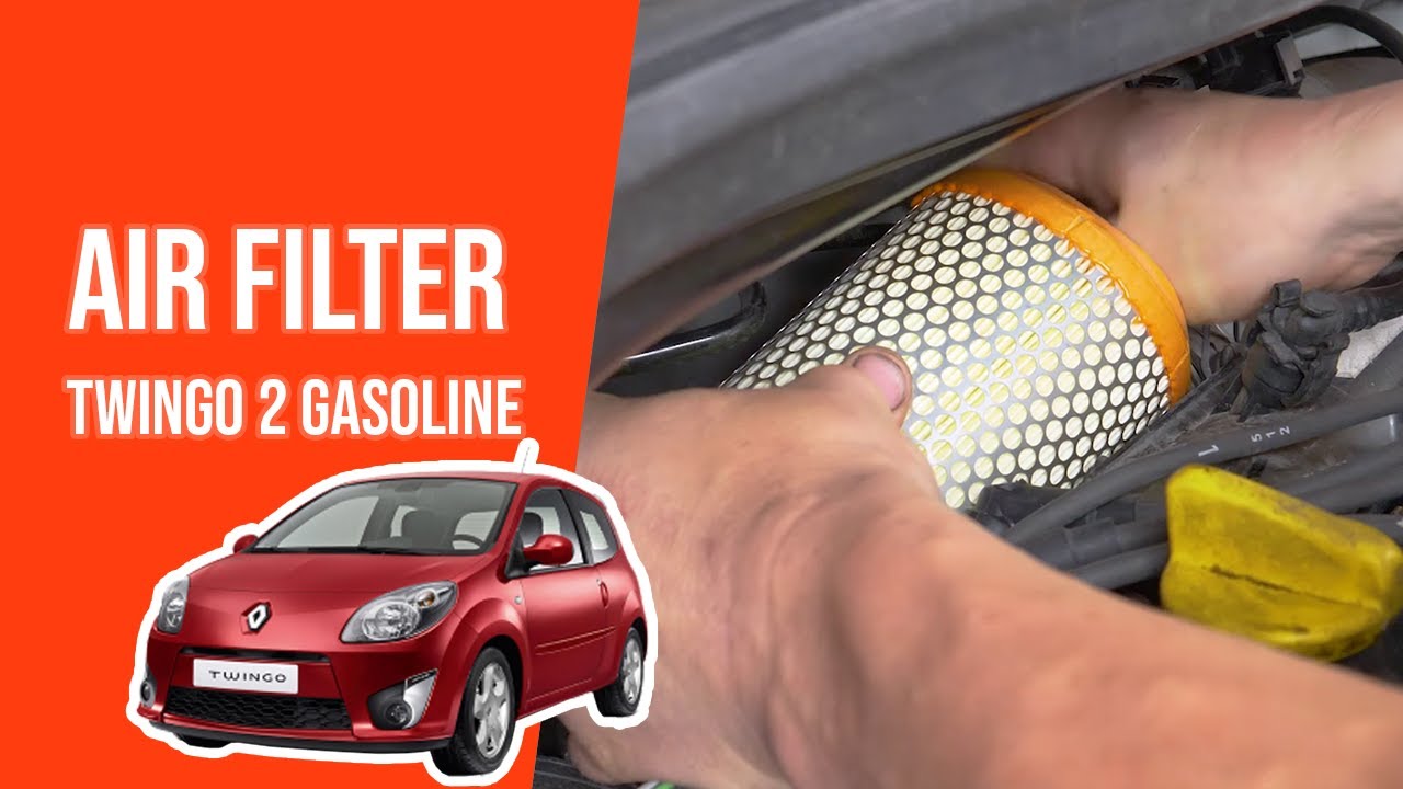 How to replace the air filter Twingo mk2 1.2 💨