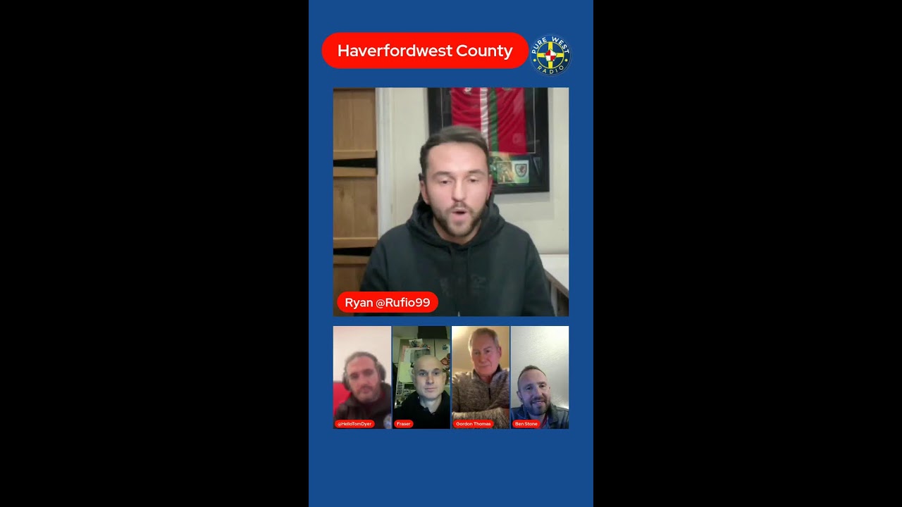Pure West Sports Show with Eaton-Evans & Morris Solicitors - Ryan Evans, Haverfordwest County