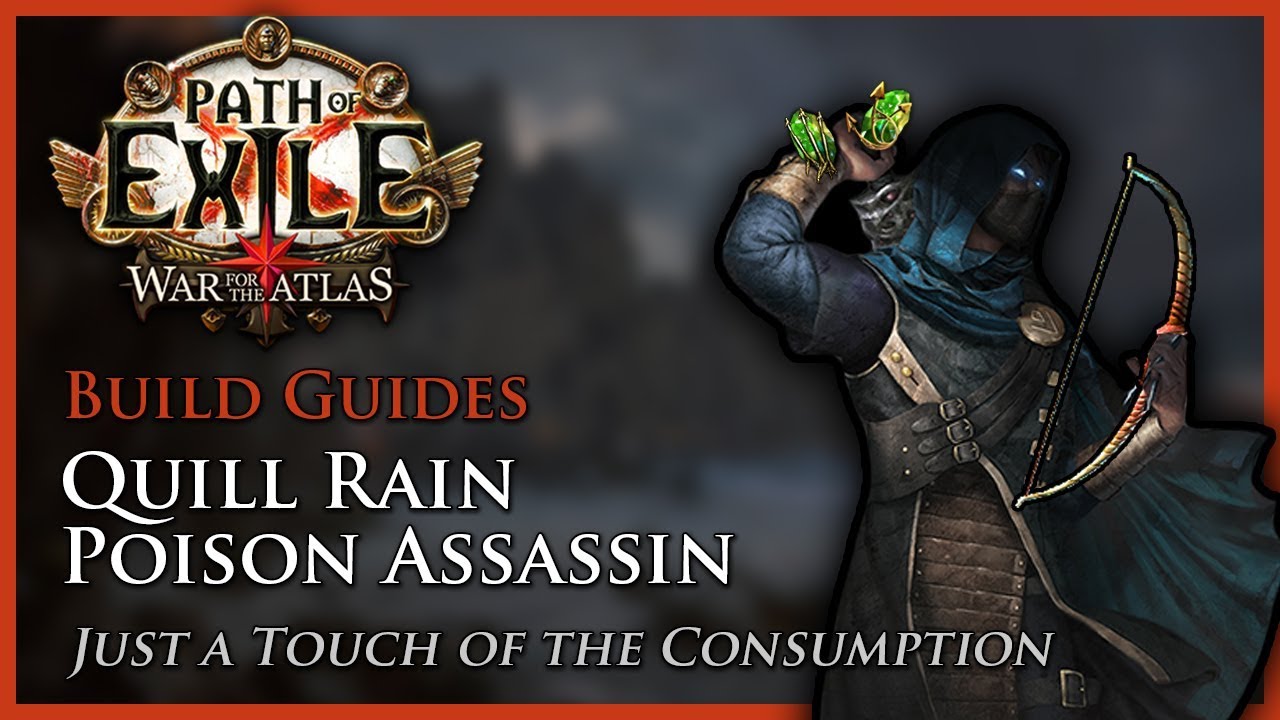 Path of Exile [3.4]: Quill Rain Poison Assassin - Build Guide