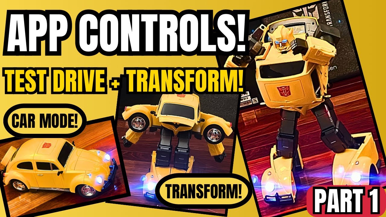 Управление через приложение Robosen Bumblebee! 🚗➡️🤖 Полный тест-драйв, трансформация и демонстрац...