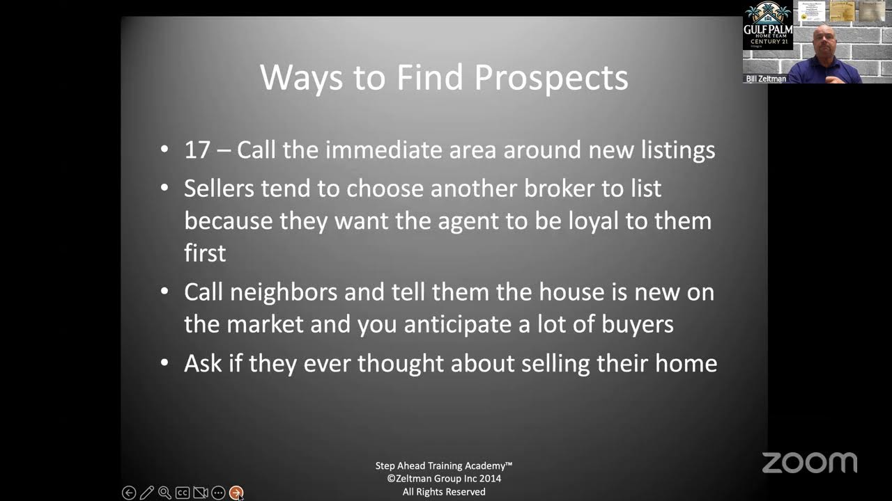 PFS 103 The Art of Prospecting