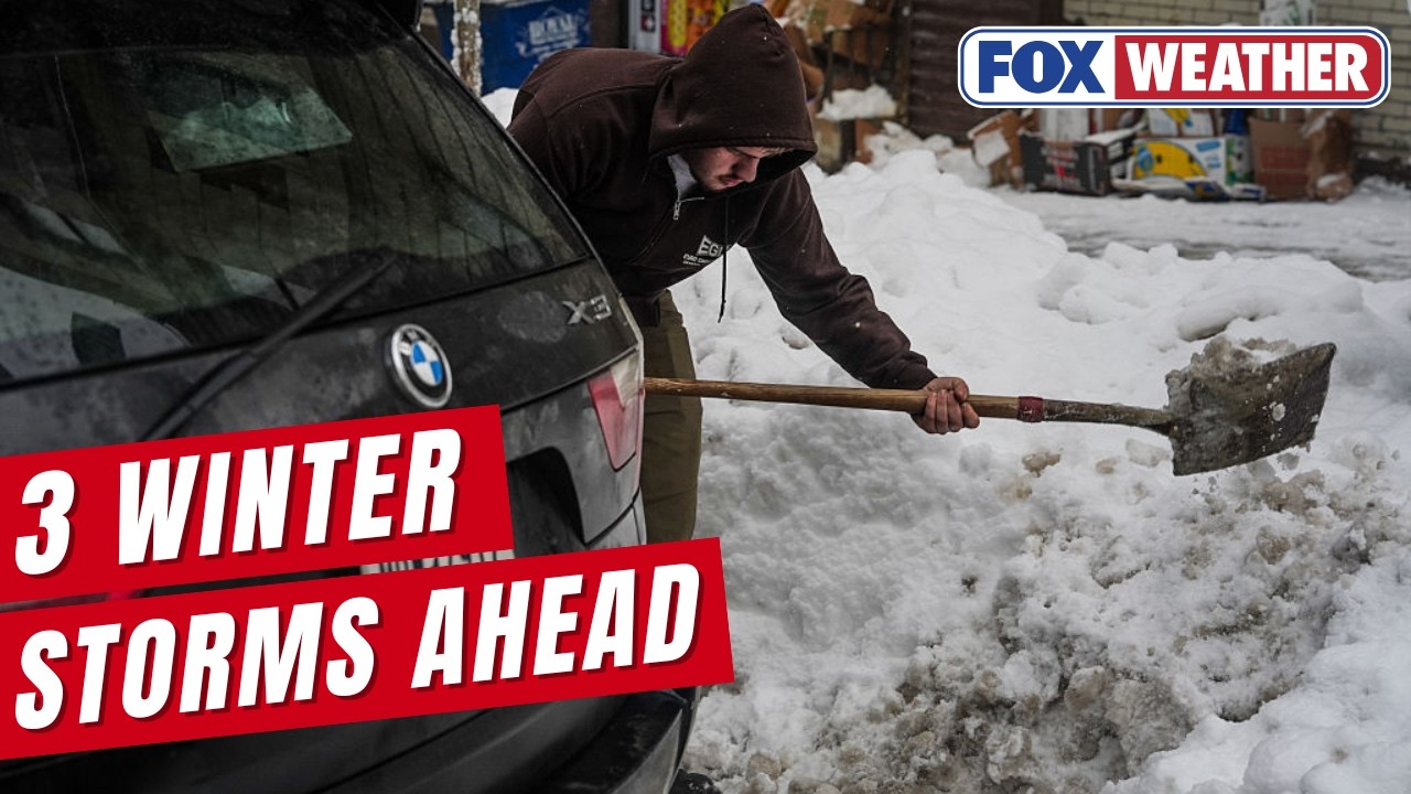 3 Rounds Of Winter Storms Target Midwest, Northeast Beginning This Weekend