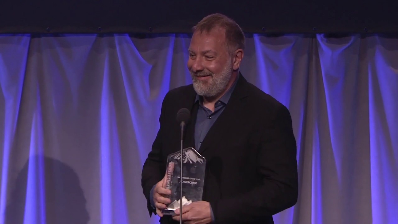 Jed Mercurio accepts Showrunner of the Year at the 2019 Rockie Awards Gala