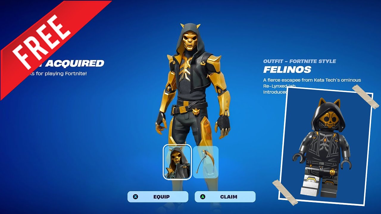 Fortnite | Как получить БЕСПЛАТНЫЙ скин Фелиноса!