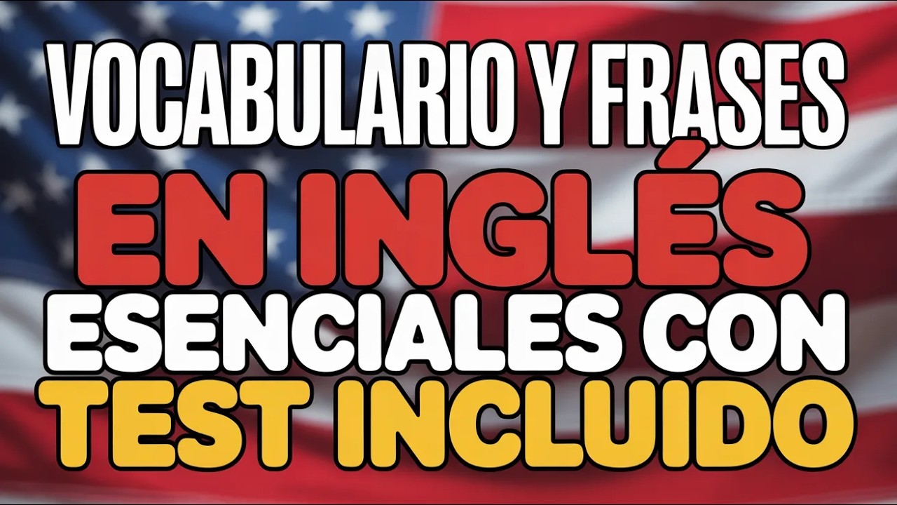🔴 Vocabulario y frases esenciales en inglés 🇺🇸✨ ¡Con test incluido! #ingles #inglesonline