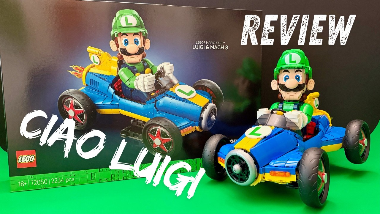 Mario Kart Fans aufgepasst! LEGO 72050 Luigi & Turboflitzer Review