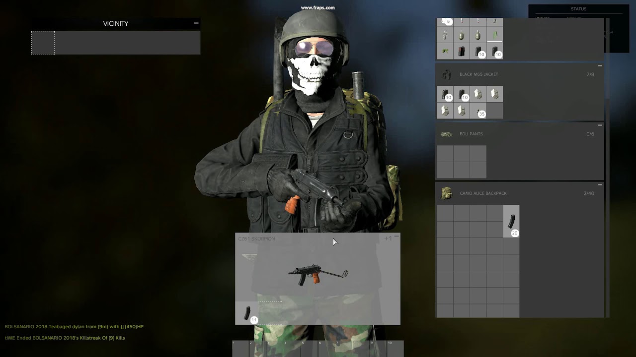 106 Meter hipshot CZ Scorpion shot! - DayZ insane play