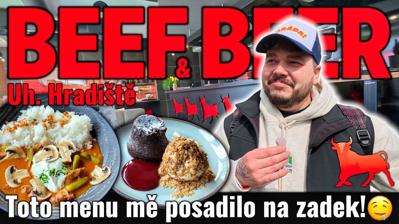 TOHLE POLEDNÍ MENU S DEZERTEM MĚ VYSTŘELILO DO VESMÍRU!🚀DRAŽŠÍ, ALE SKVĚLÉ JÍDLO V Z BEEF & BEER🤤