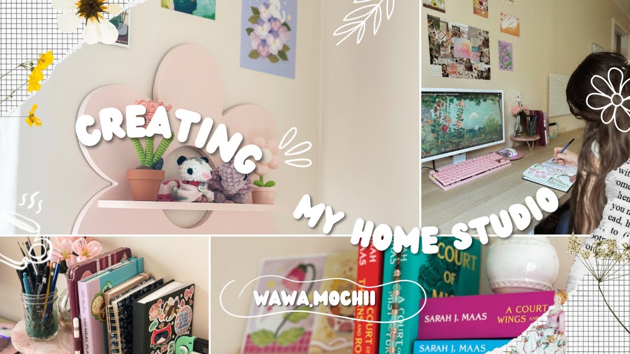 Creating An Art Studio To Run My Small Business | renovation, decorating, and tour