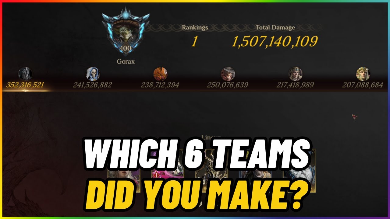 My 6 Teams For Continental Challenge! Shares Yours | Dragonheir Silent Gods x Dragonstride top tier