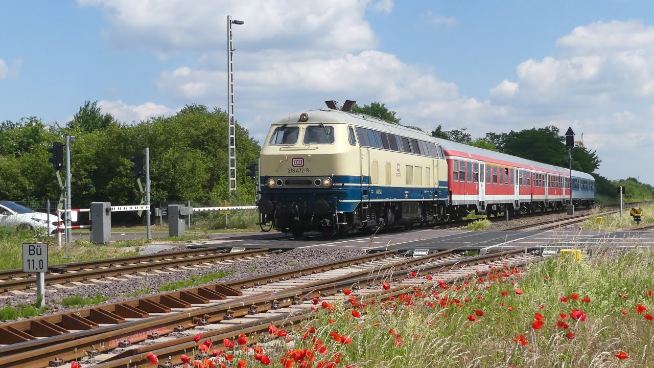 Führerstandsmitfahrt Wernigerode - Halberstadt mit 218 472; Ersatzverkehr RE21 (9-Euro-Ticket)
