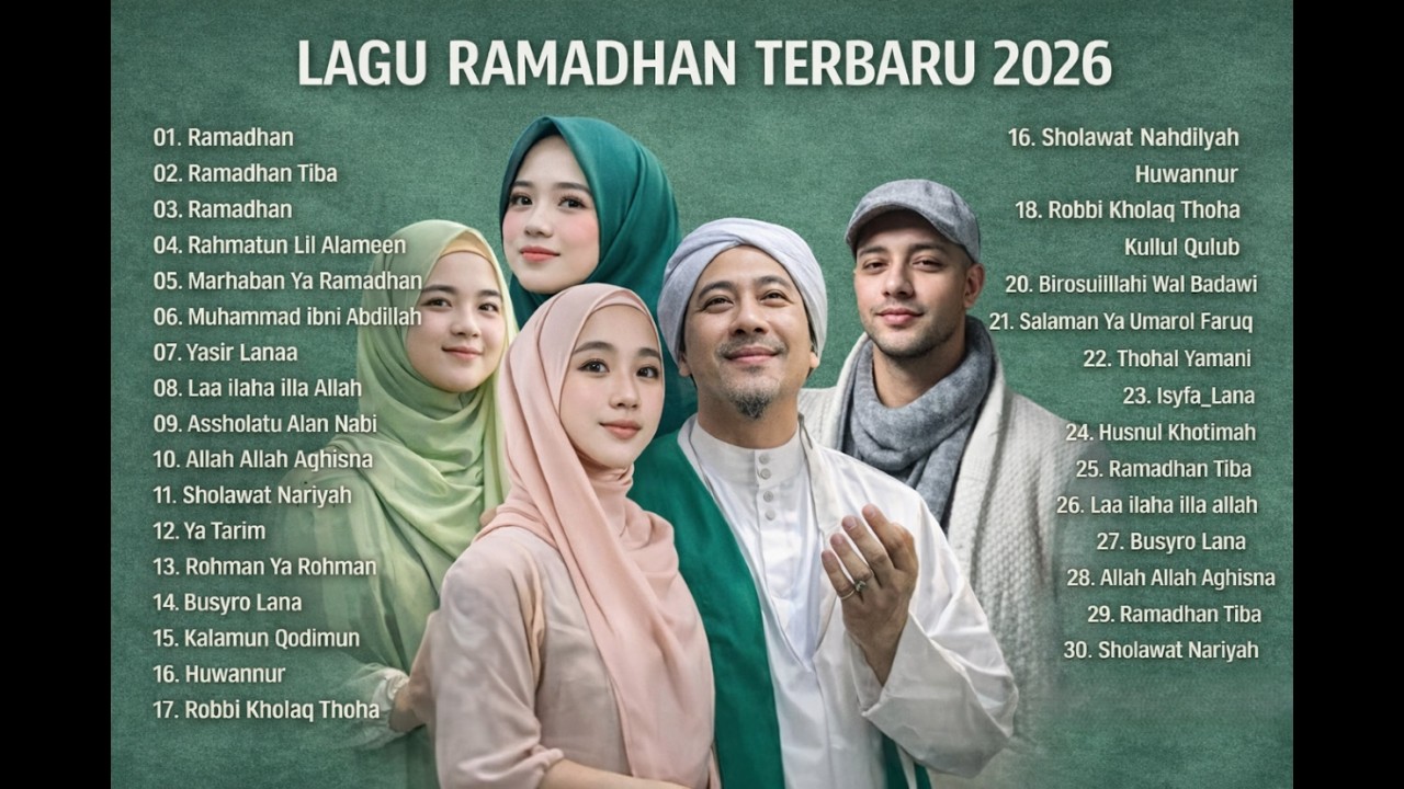 LAGU RAMADHAN TERBARU 2026 MAHER ZAIN, OPICK, NISSA SABYAN, RISA SOLIHAH & AI KHODIJAH MIX SHOLAWAT