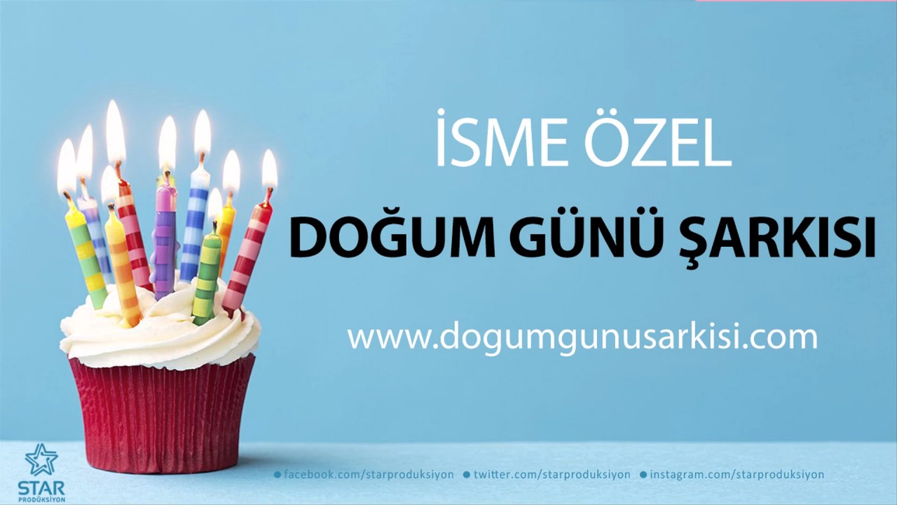 İsme &Ouml;zel Doğum G&uuml;n&uuml; Şarkısı