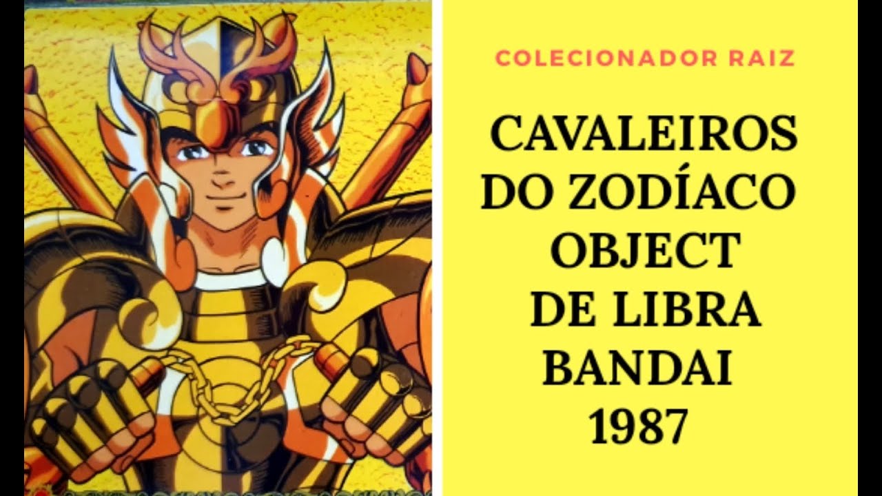 Cavaleiros do Zodíaco Object de Libra Die Cast Vintage Bandai 1987