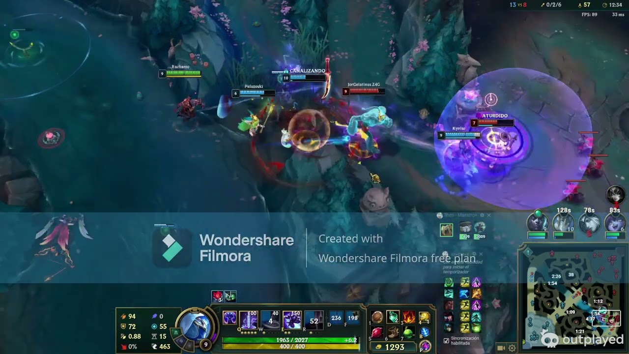 2 partidas con shen y una donde me toca en contra y lo papeo