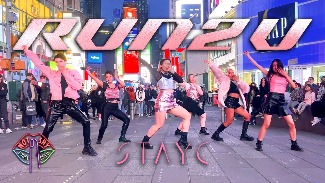[KPOP IN PUBLIC NYC] STAYC(스테이씨) - ‘RUN2U’ | DANCE COVER | NOT SHY DANCE CREW | TIMES SQUARE | 1TAKE