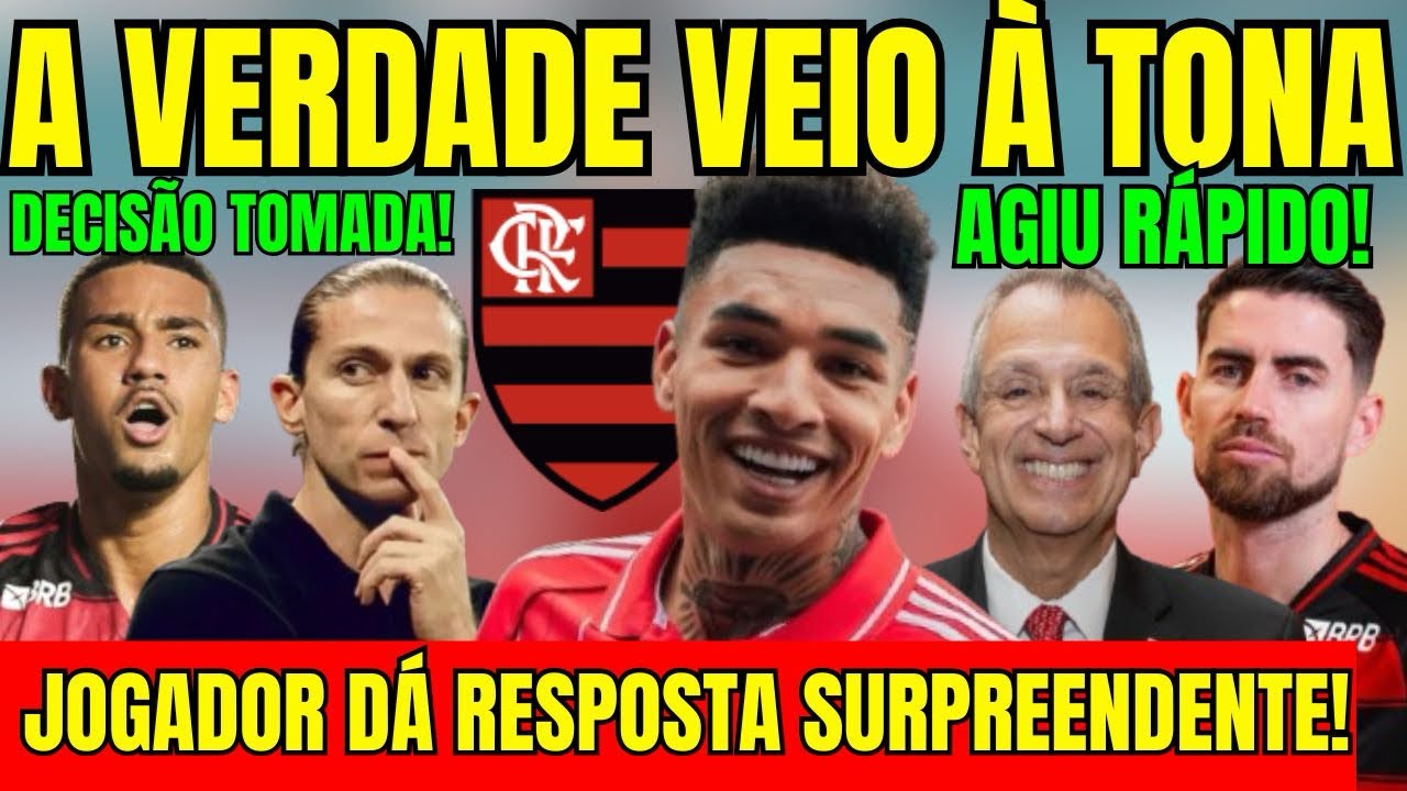 A VERDADE VEIO À TONA! JOGADOR DÁ RESPOSTA SURPREENDENTE! FLAMENGO AGIU RÁPIDO! DECISÃO TOMADA! E+