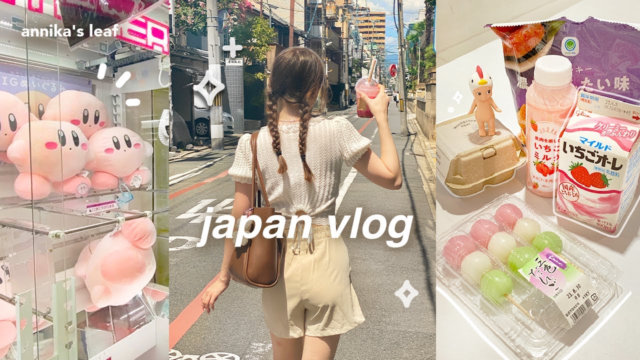 JAPAN VLOG 🍡🫧 kyoto & osaka diaries, studio ghibli store, what i eat, arcade, nishiki market, etc.