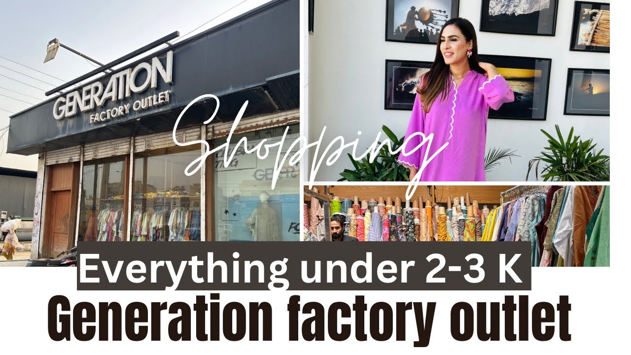 Generation Factory outlet/ Everything under 2000/ quality stitched & unstitch fabric #dailyvlog