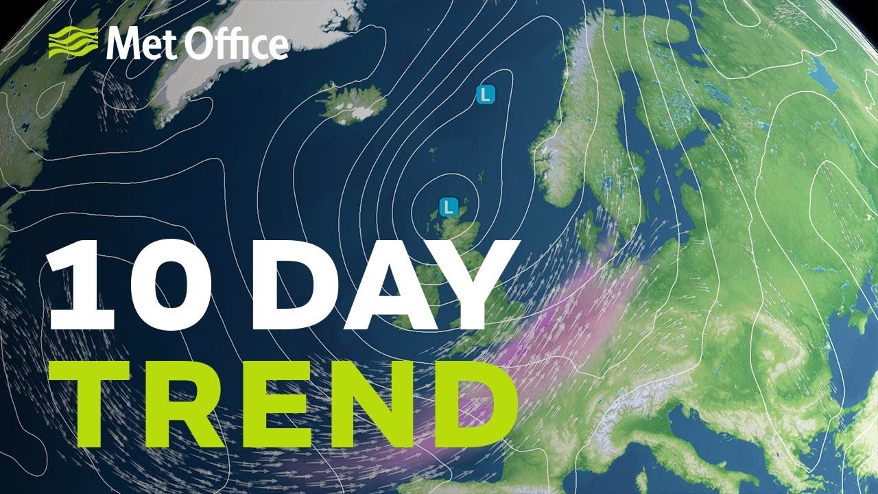 10 Day Trend &ndash; High pressure next week? 14/08/19