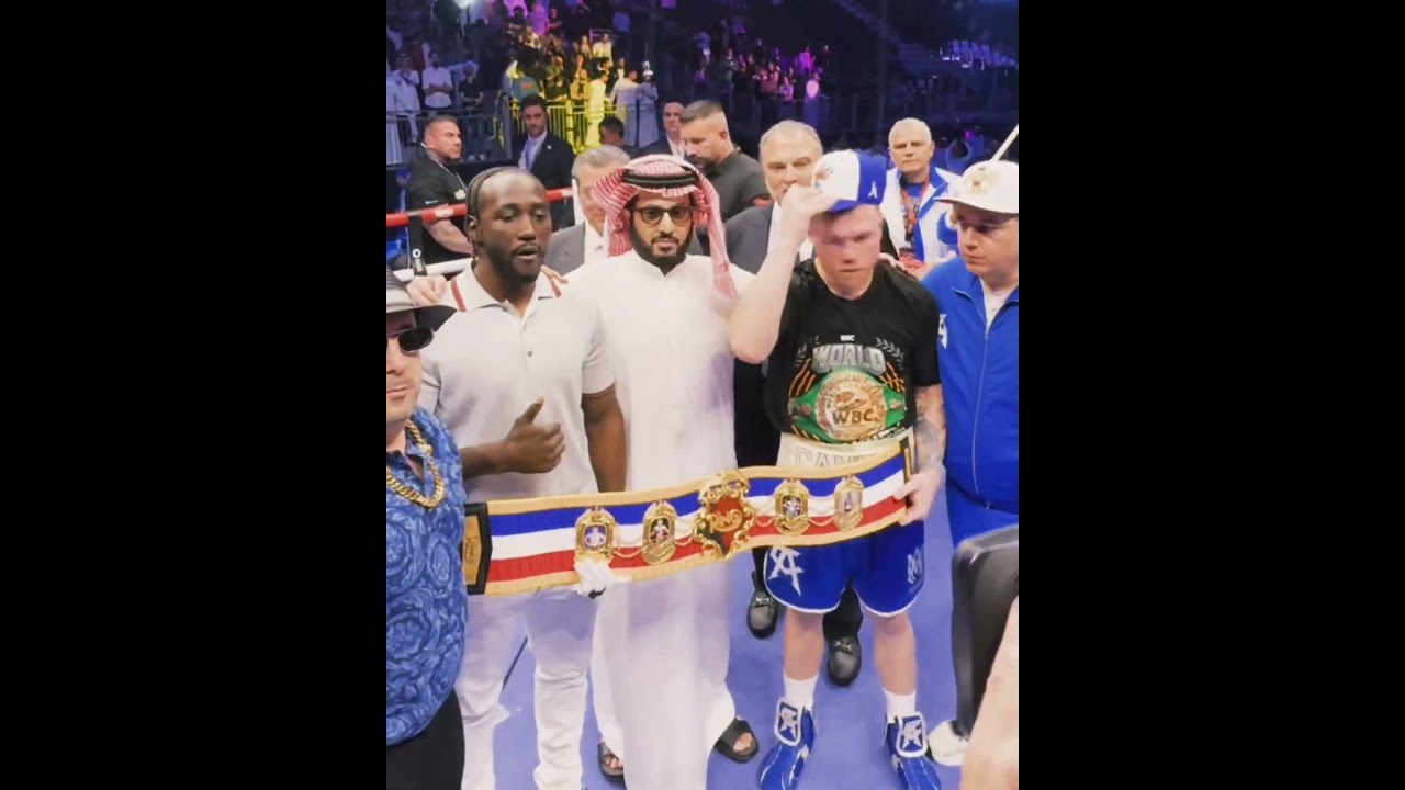 Сауль Альварес vs Теренс Кроуфорд первая дуэль взглядов #terencecrawford #caneloalvarez