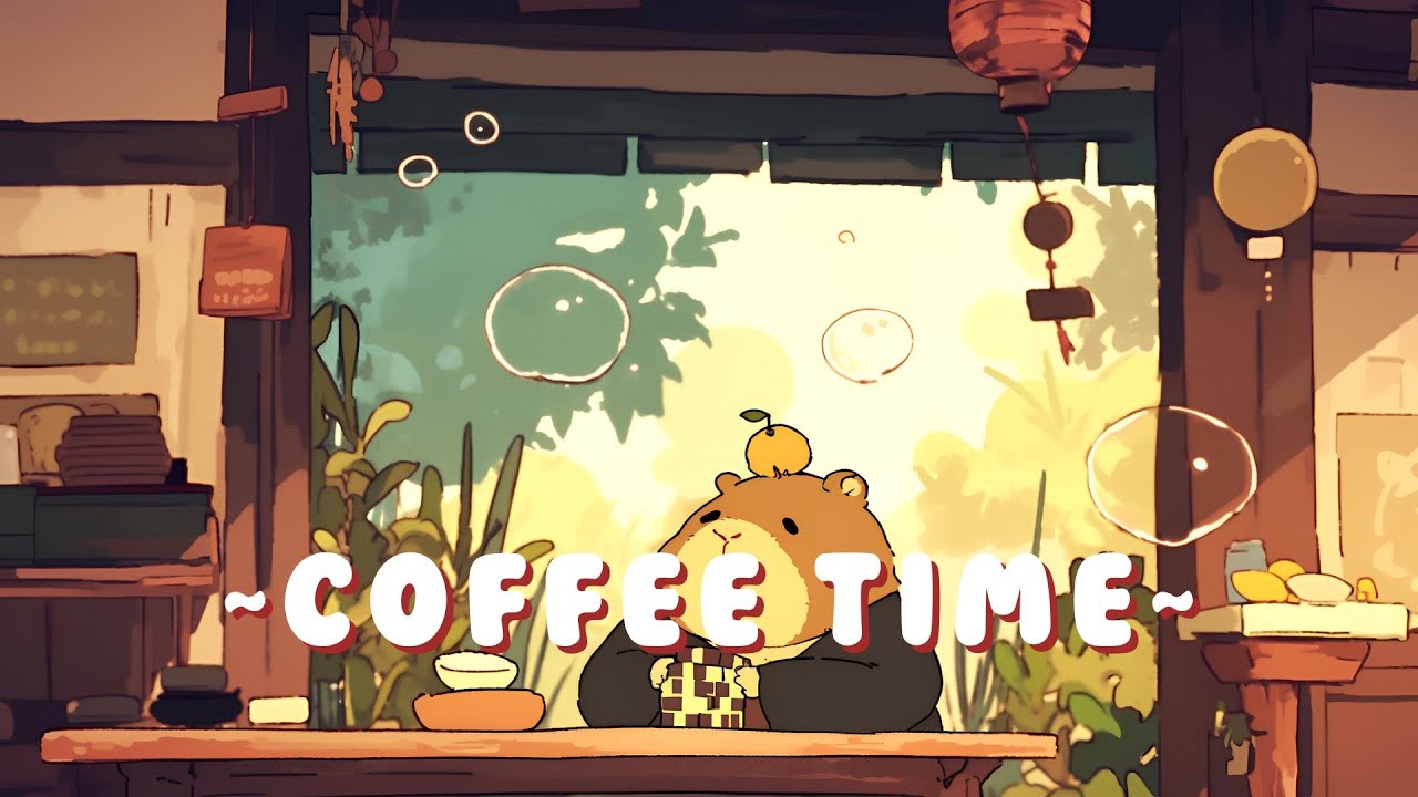 [Full Hour] Lofi Capybara Radio - Cozy Japanese Lofi Mix ~ Relaxing Vibes ~ 🦫 🍵 ✨ | Focus Helper