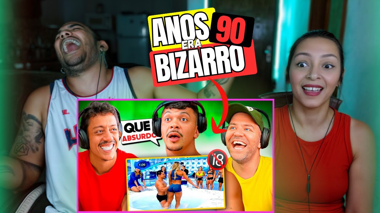 REAGINDO AS LOUCURAS DA TV NOS ANOS 90 😳 (ft. Renato Albani & Victor Sarro)