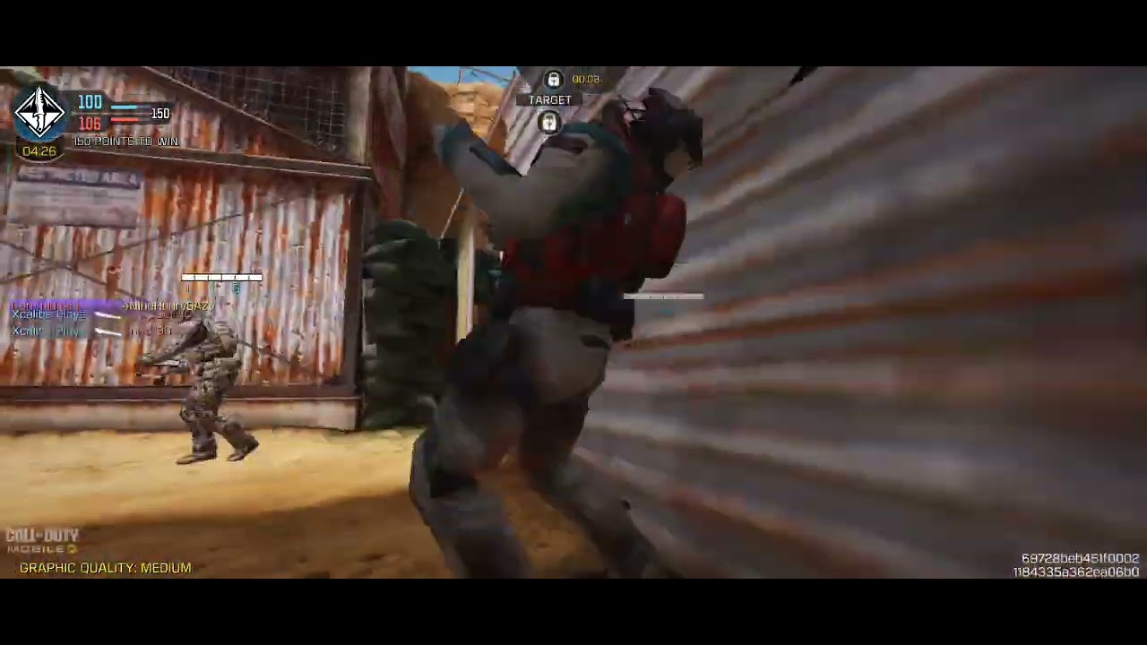 Playing call of duty 