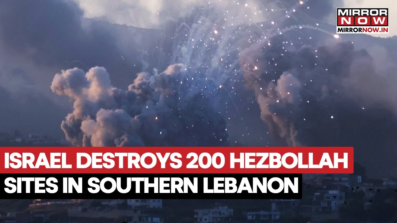 Hezbollah Hit Hard: Israel Destroys 200 Sites In Southern Lebanon | Tel Aviv Planning Big Attack?