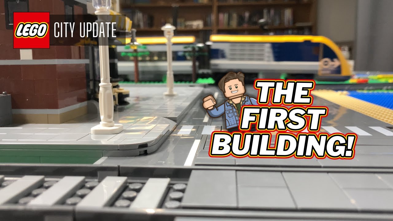 The First Building, Placed & Decorated | LEGO City Update