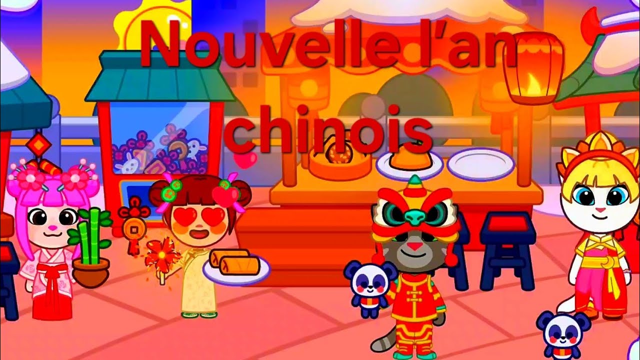 Talking Tom et ses amis Nouvelle l'an Chinois 🧧🎑🎋🎎