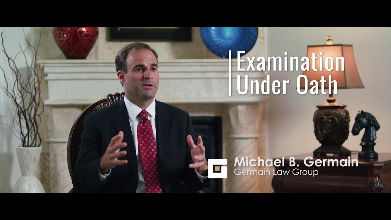 What is an Examination Under Oath (EUO)? | Florida Insurance Attorney Explains EUO