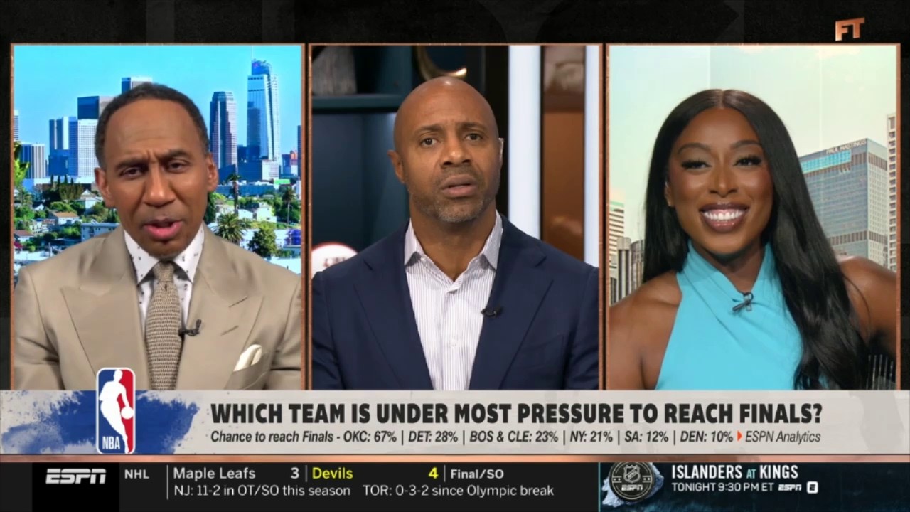 FIRST TAKE | NOT Celtics or Cavaliers, Knicks are under most pressure to reach Finals - Stephen A.