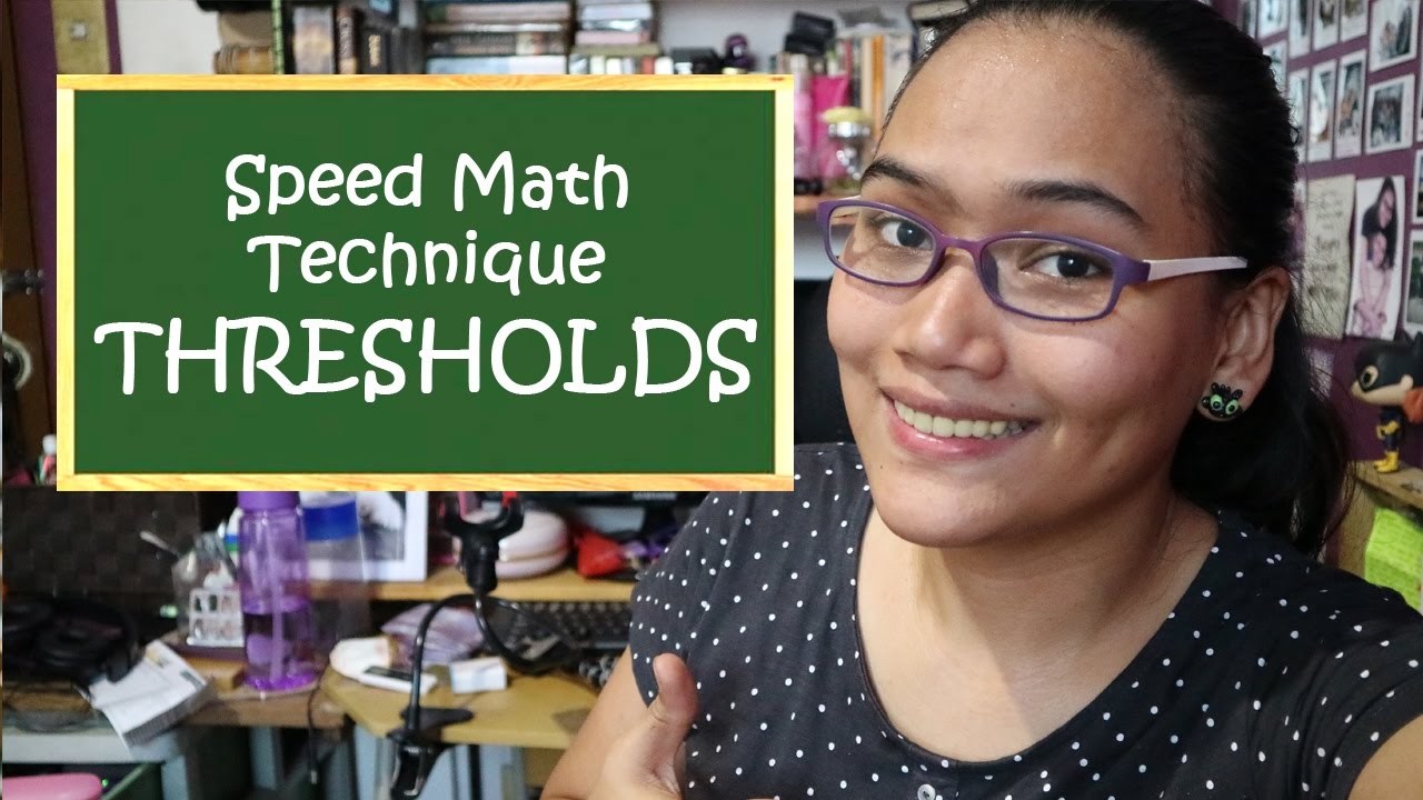THRESHOLDS [CC] - Speed Math - Free Civil Service Review