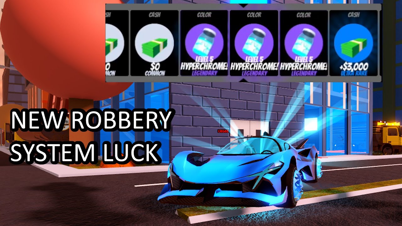 New Robbery System Gives YOU UNLIMITED LUCK In Roblox Jailbreak