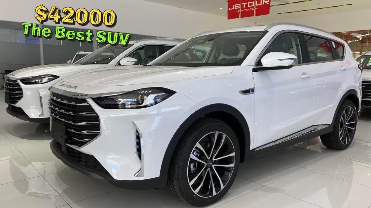 All new 2022 CHERY Jetour X70 Plus White Color 1.6T 197Ps 290Nm 7DCT - Exterior and Interior Details