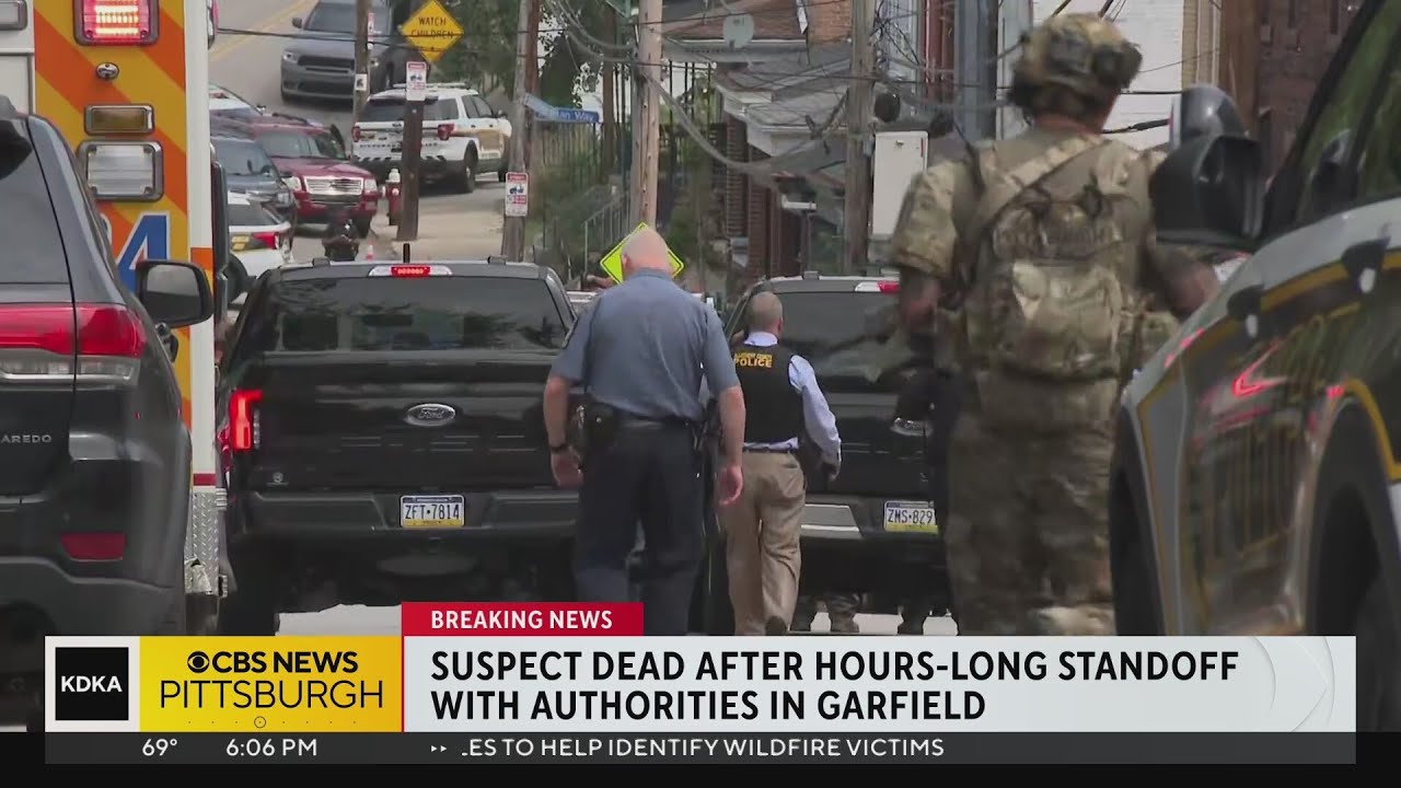 Barricaded gunman dead after hours-long standoff in Pittsburgh's Garfield neighborhood